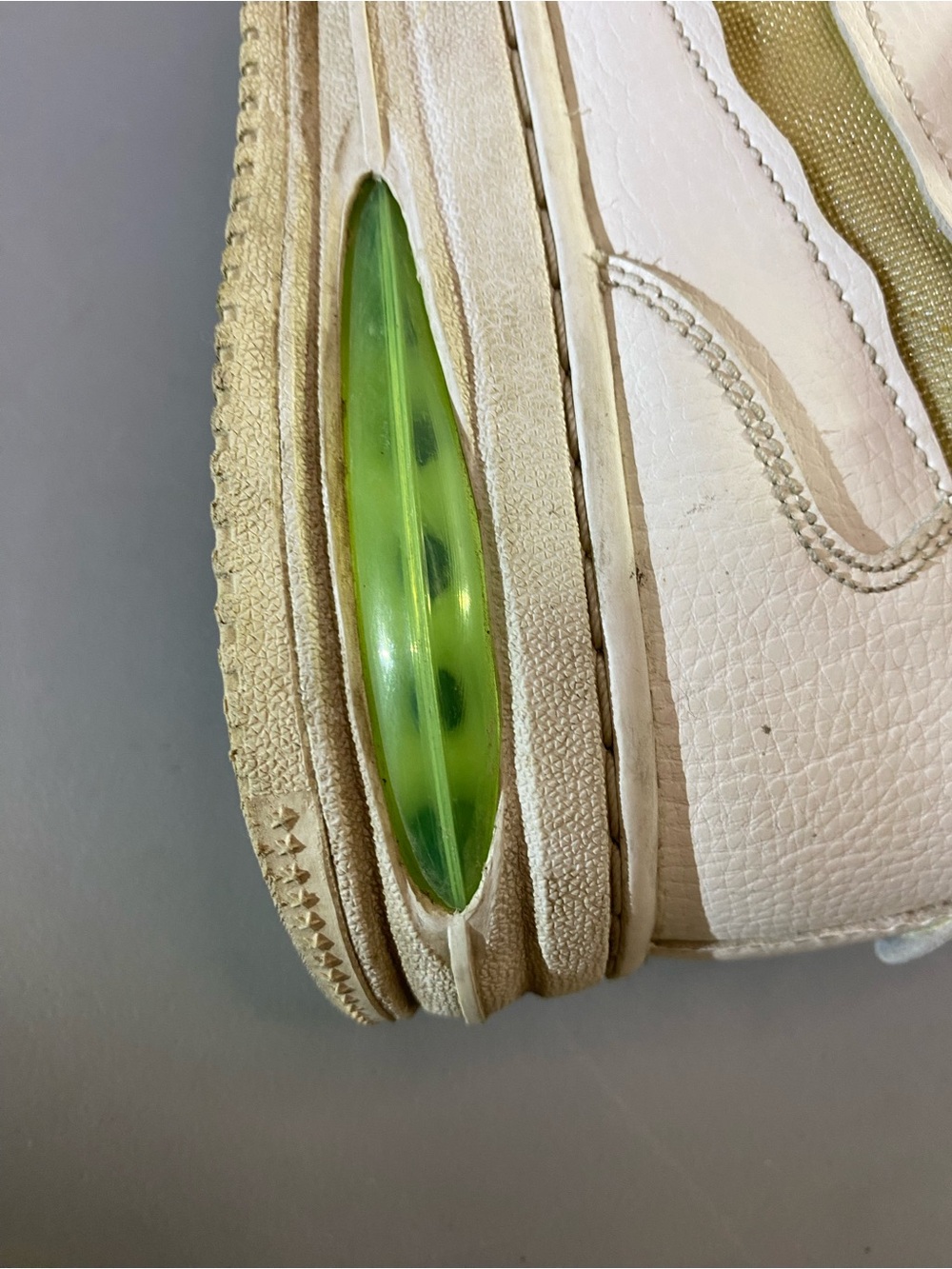 FB1374-100 Nike Air Force 1 Mid Evo Sail Lime Blast Coconut Milk 9US (Men's) - Picture 12 of 16